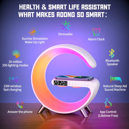 Color Arc - Wireless Charger and Alarm Clock