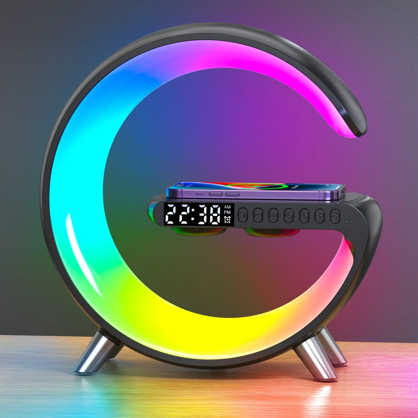 Color Arc - Wireless Charger and Alarm Clock