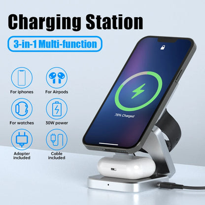 Fold Pro - 3 in 1 Wireless Charging Station